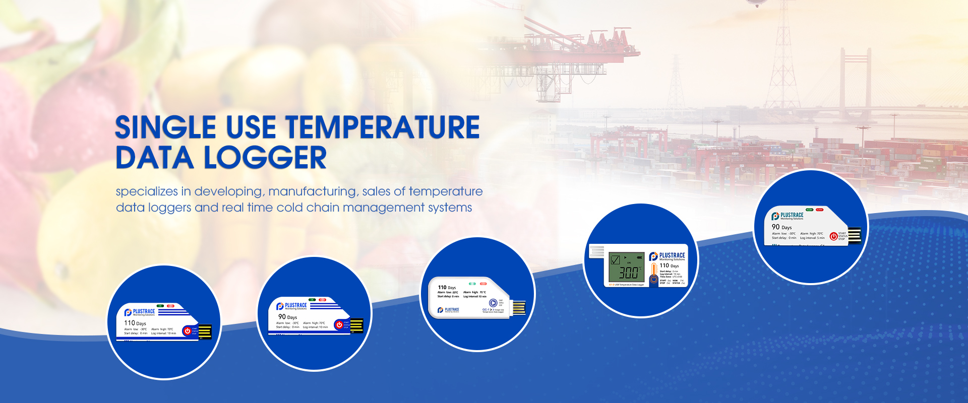 Leverancier van temperatuurdataloggers voor eenmalig gebruik