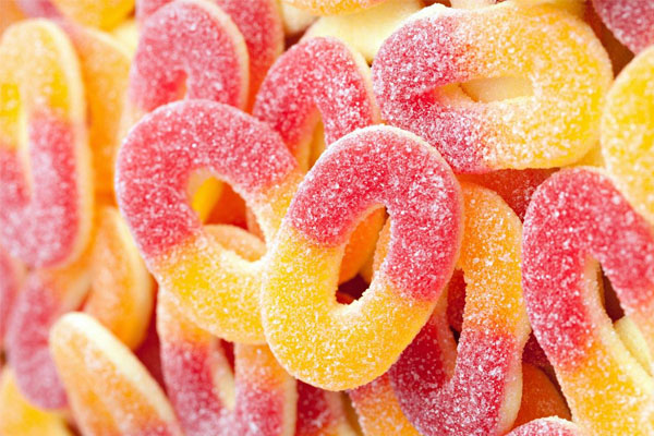 Wegwerp Temperatuurgegevenslogger voor het transport van gummy-snoepjes van het gel-type