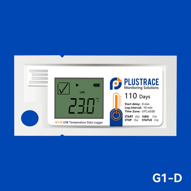 Slimme LCD-temperatuurdatalogger